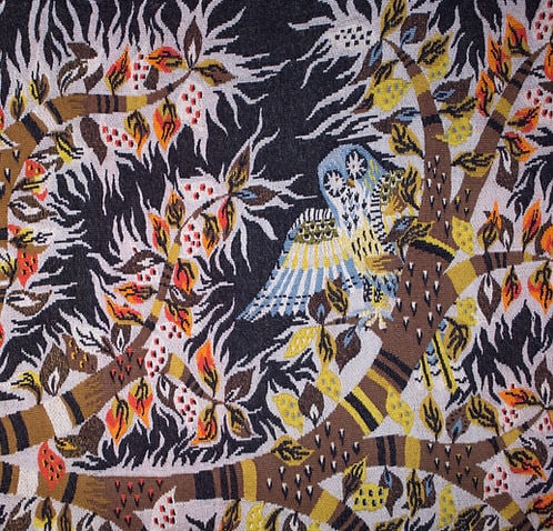 RAY Michèle cartonnier for ROBERT FOUR "night and day " Aubusson tapestry - 7