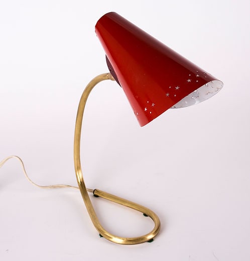 FRENCH Midcentury modernist Desk lamp Caillat LACROIX Cocote - 2