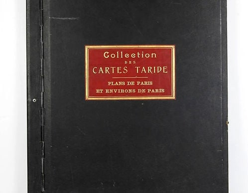 Paris subway map with numbered lines 1920 Tarride linen backing - 9