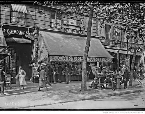 Large Paris bus stop RATP including surrounding suburb 1963 Tarride - 7