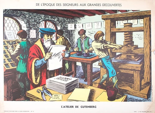 Vintage History French School Poster, Sudel , plate 11 and 15 double si - 2