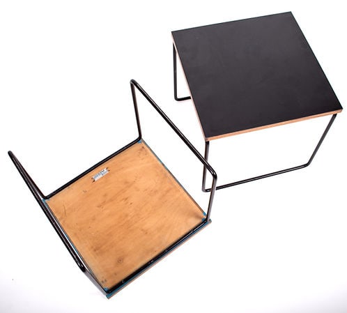 Pair of Guariche side table/ coffee table Steiner editeur - 2