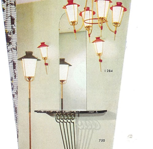 FRENCH modernist lantern pendant Mathieu Mategot - 6