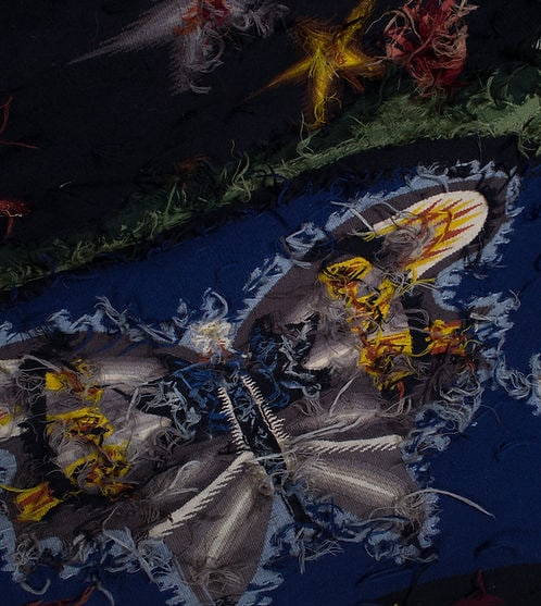 Aubusson Jean Lurcat hand weaved Tabard Frères et Soeurs, Aubusson Kosmos - 6