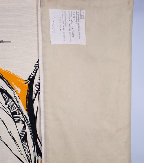 Mathieu Mategot tapestry Robert Four silk screened signed Totem - 4
