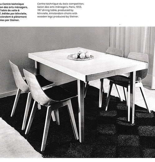 Single Guariche Amsterdam mid century chair edited by steiner 1954 - 9