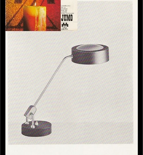 Pair of 700 modernist French task lamp mid century Jumo - 7