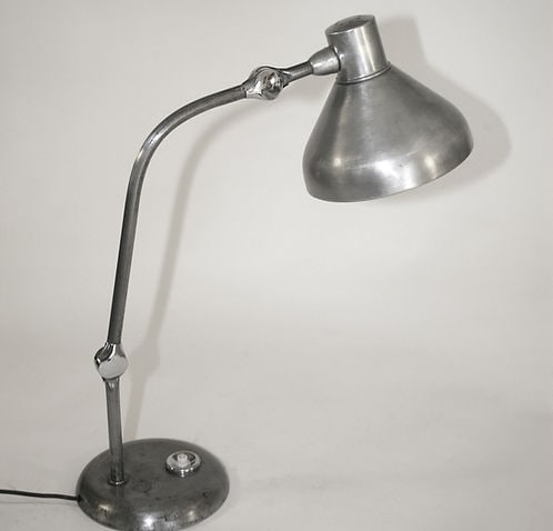 Pair of FRENCH MODERNIST INDUSTRIAL DESK LAMP JUMO GS1 - 3