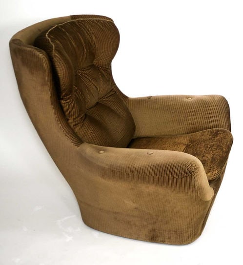 FRENCH MIDCENTURY PAIR OF ARMCHAIRS STEINER KNOLL CASTEDIN - 7