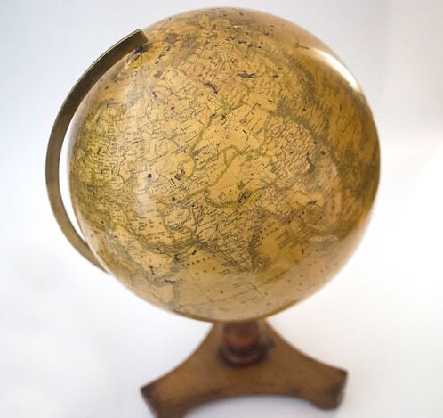 Smith & Son pair "12 of terrestrial and celestial globe 1860 - 4