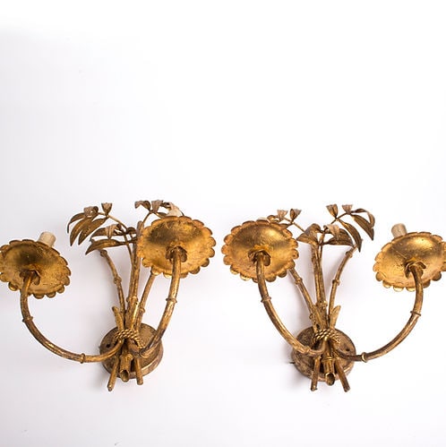 3 Sconces maison Charles Hans Kogl mid century - 7