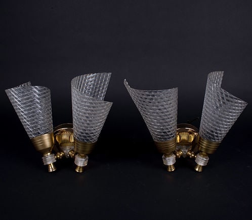 pair of Sconces maison Lunel French mid century (1 of 10)