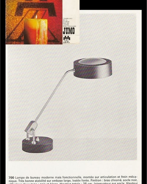 750 modernist French task lamp mid century Jumo - 5