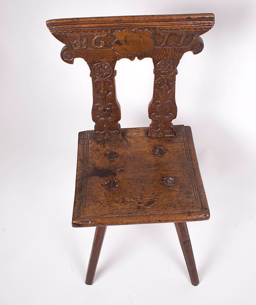 Escabelle stool Louis XIX circa 1677 - 4