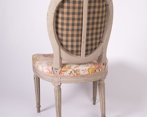 Louis XVI bedroom Chairs neo classic 18th - 2