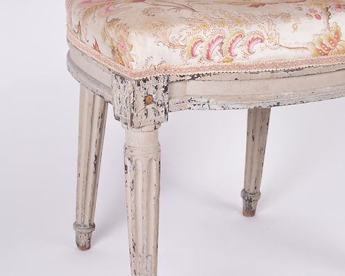 Louis XVI bedroom Chairs neo classic 18th - 3