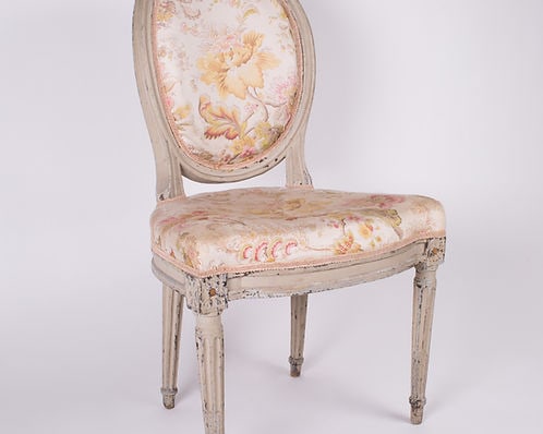 Louis XVI bedroom Chairs neo classic 18th - 4