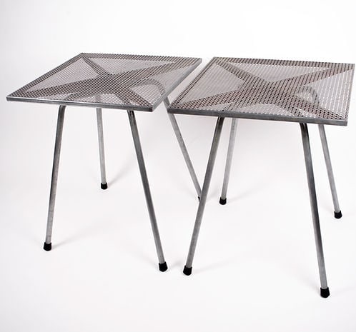 FRENCH MODERNIST bistro table MATEGOT Mid century - 3
