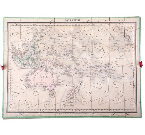 French jigsaw puzzle by Auguste Logerot full set 19th Century Fremin g - 10