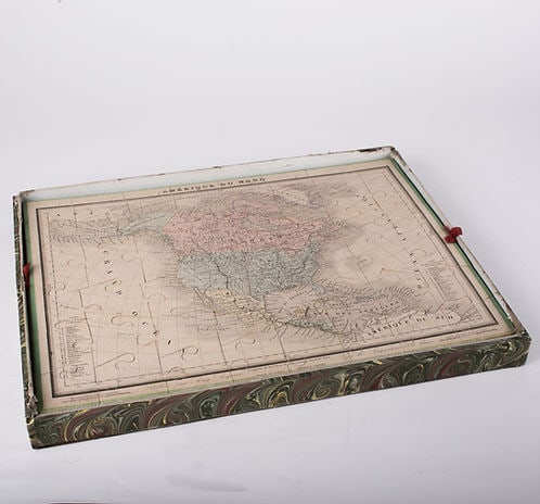 French jigsaw puzzle by Auguste Logerot full set 19th Century Fremin g (1 of 11)