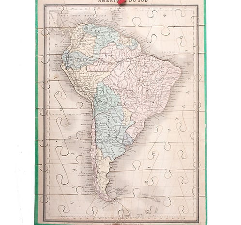 French jigsaw puzzle by Auguste Logerot full set 19th Century Fremin g - 5