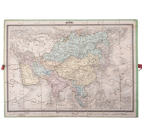 French jigsaw puzzle by Auguste Logerot full set 19th Century Fremin g - 7