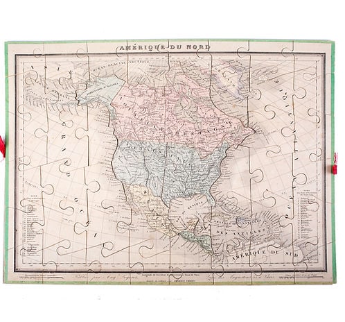 French jigsaw puzzle by Auguste Logerot full set 19th Century Fremin g - 8