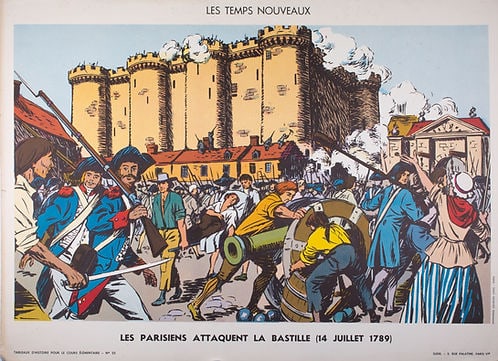 Vintage History french School Poster, Georges Lang 23 and 26 circa 1950 (1 of 1)