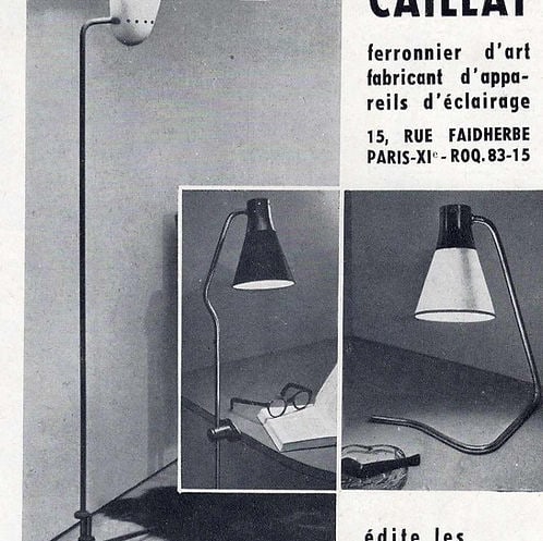 FRENCH Midcentury modernist Desk lamp BINY LACROIX Caillat - 6