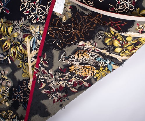 Aubusson Jean Lurcat hand weaved Jardin des coqs Tabard 1939 - 4