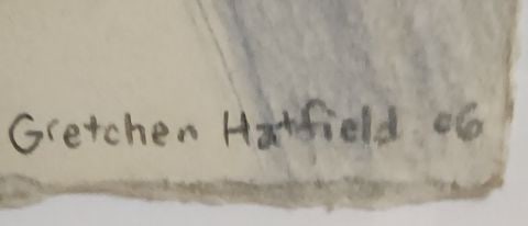 Gretchen Hatfield, Pastel Painting "Shopska Salate" Circa '06. Original Price as shown, $450. - 3