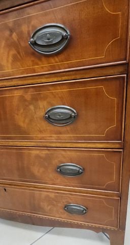 Antique 4-Drawer American Hepplewhite or English Dresser. Late 18th or early 19th C. Collector piece - 5