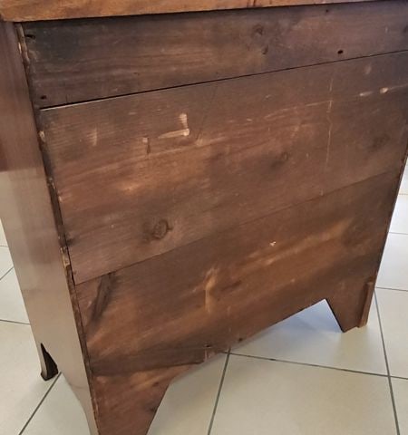 Antique 4-Drawer American Hepplewhite or English Dresser. Late 18th or early 19th C. Collector piece - 6