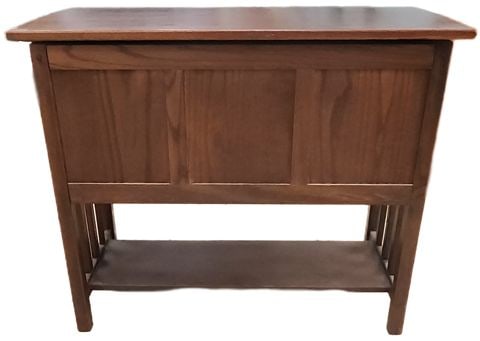 Vintage L. L. Bean Mission-Style Sideboard Storage or File Cabinet Made with Richly Grained Dark Oak - 5