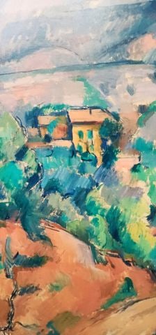 Museum Quality 40x30 Giclee Print Repro on Canvas of Paul Cézanne's "Mont Sainte-Victoire" (c. - 3