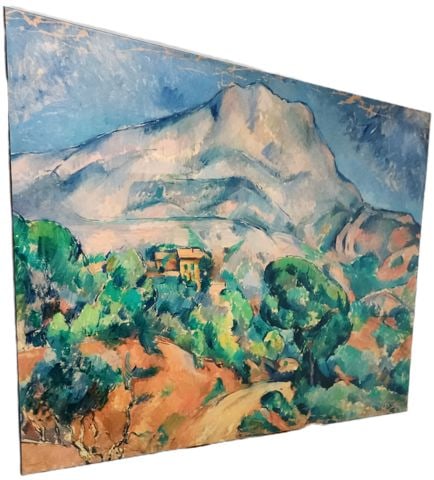 Museum Quality 40x30 Giclee Print Repro on Canvas of Paul Cézanne's "Mont Sainte-Victoire" (c. - 4
