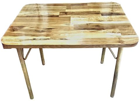Fabulous 1950s/60s Mid-Century Modern Formica Kitchen Table w/ Braced Metal Legs (No leaf) - 2