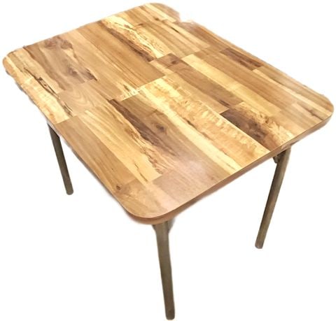Fabulous 1950s/60s Mid-Century Modern Formica Kitchen Table w/ Braced Metal Legs (No leaf) - 3