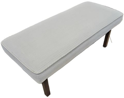 Vintage Ralph Lauren style upholstered bench for dining, in front of bed or extra seating 21×50 - 3