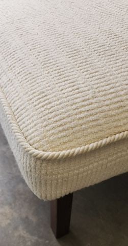 Vintage Ralph Lauren style upholstered bench for dining, in front of bed or extra seating 21×50 - 5