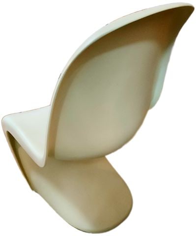 Vintage Later Edition of the Iconic 1965 Verner Panton, Molded Stacking Chair for Herman Miller.. - 7