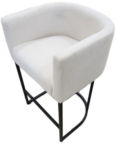 Pair of hi-design contemporary modern upholstered counter stools. Perfect for most any decor. - 3