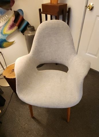 This stylized mid-century modern chair - 2