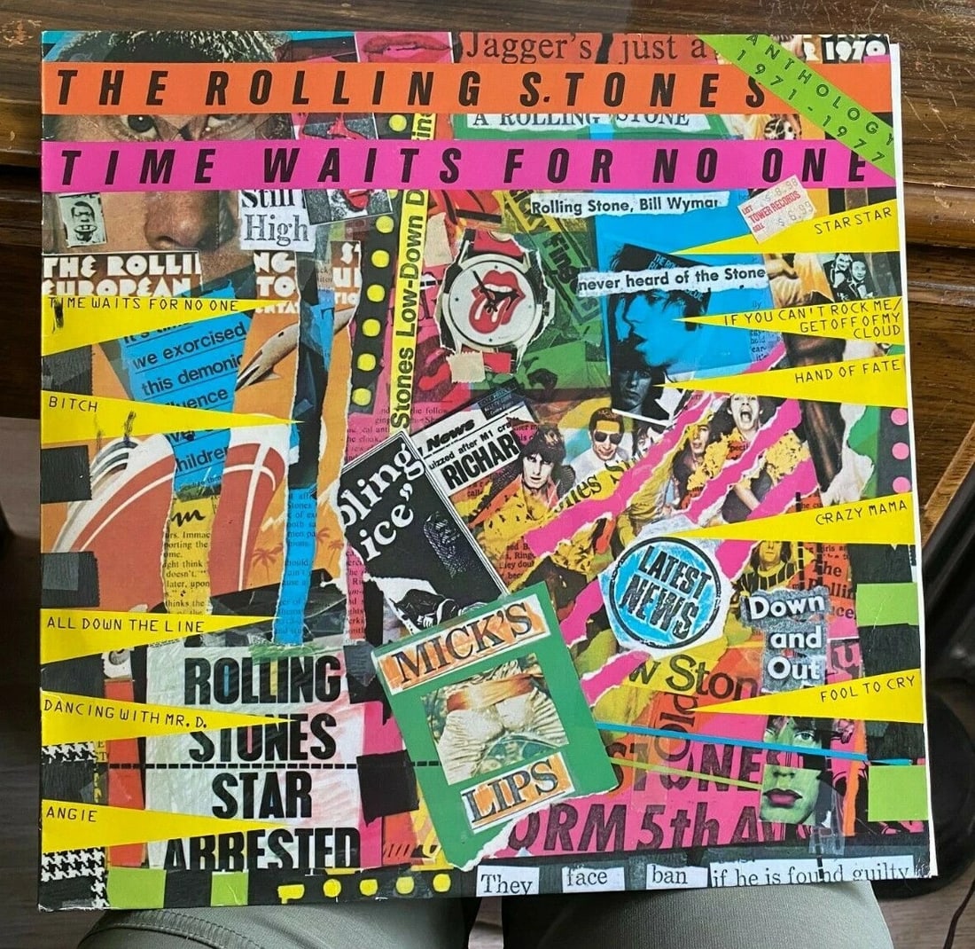 Rolling Stones Time Waits For No One LP Record German Import 1979 (1 of 8)