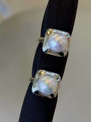 Sterling Silver Edison Pearl Ring - 3