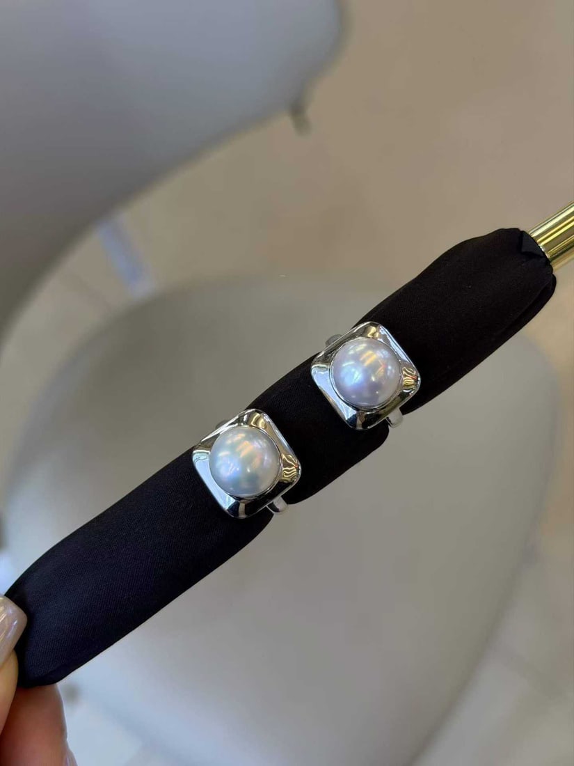 Sterling Silver Edison Pearl Ring - 5