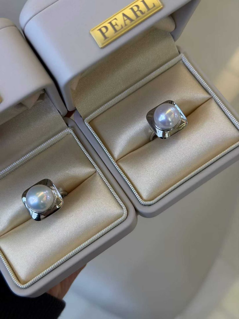 Sterling Silver Edison Pearl Ring - 6