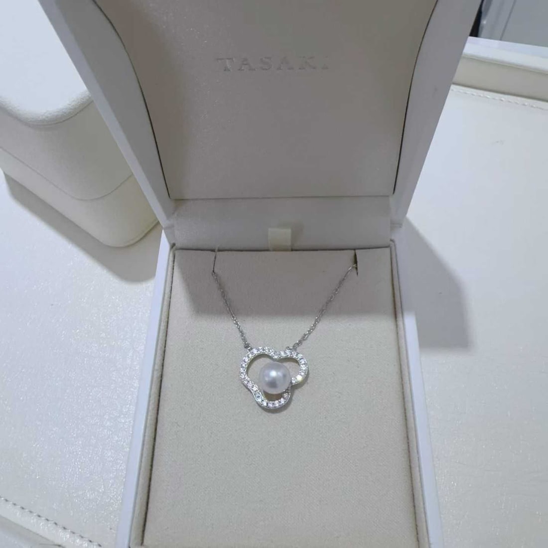 Sterling Silver Natural Pearl Necklace - 6