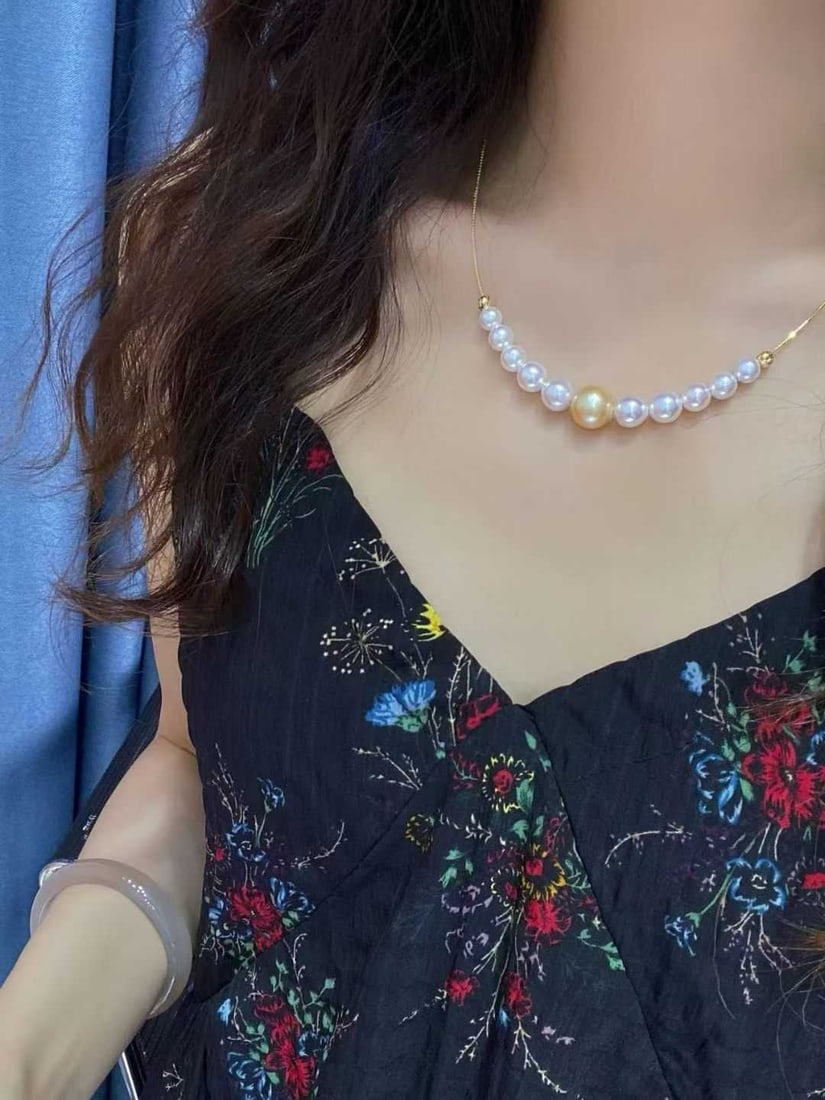 925 Sterling Silver Seawater Pearl Necklace - 3