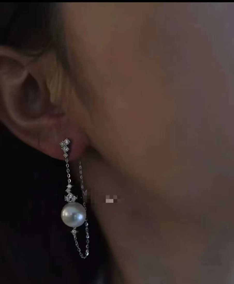Sterling Silver Freshwater Pearl Earrings - 6
